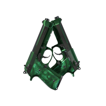 Dual Berettas | Polished Malachite