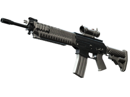 SG 553 | Damascus Steel